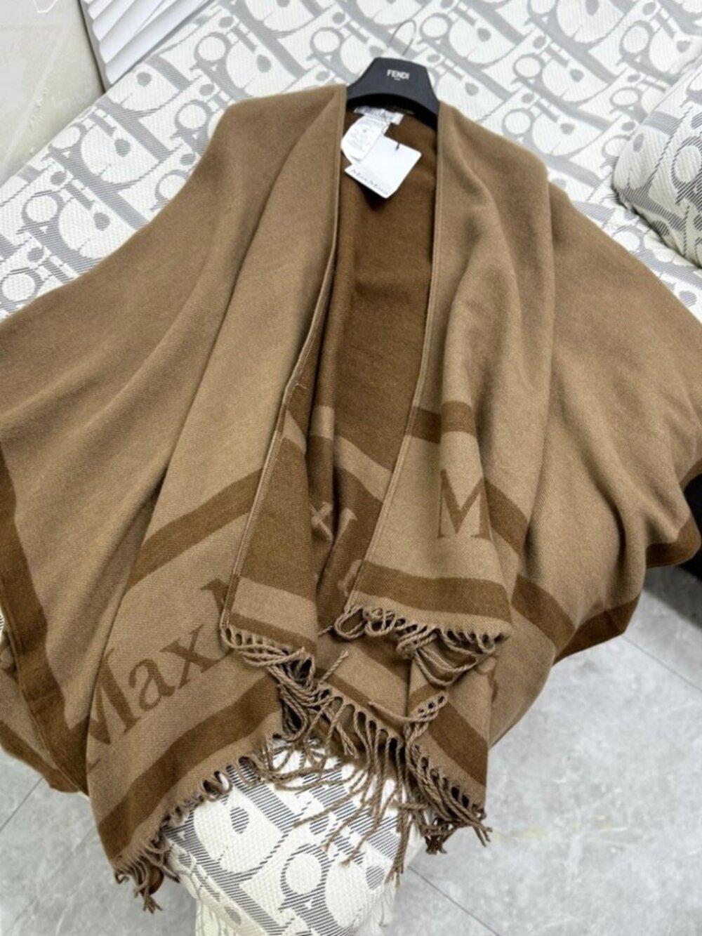 Max Mara Wool Cape Shawl